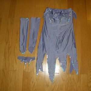 NEW WOMENS DISCO DIVA HALLOWEEN COSTUME SM MED LRG